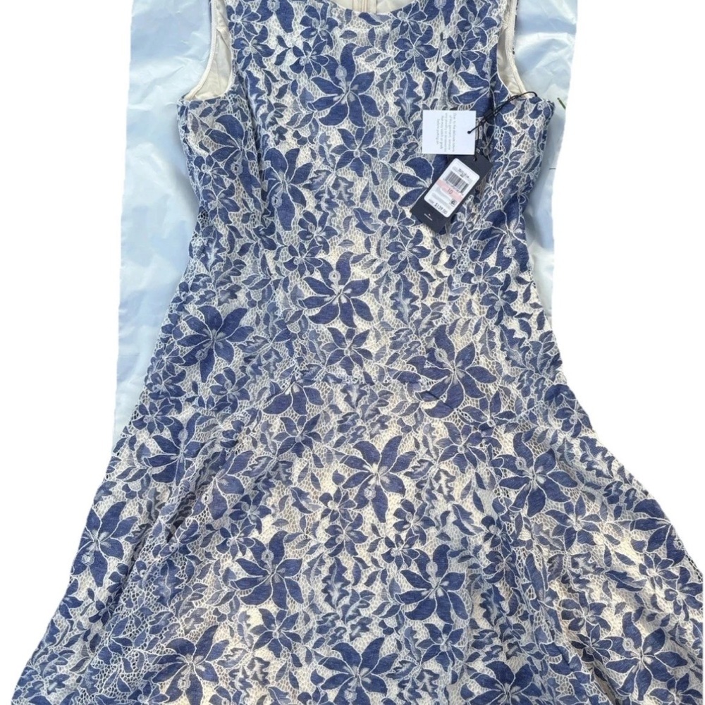Tommy Hilfiger Blue and White Floral Mini Dress - Picture 3 of 10
